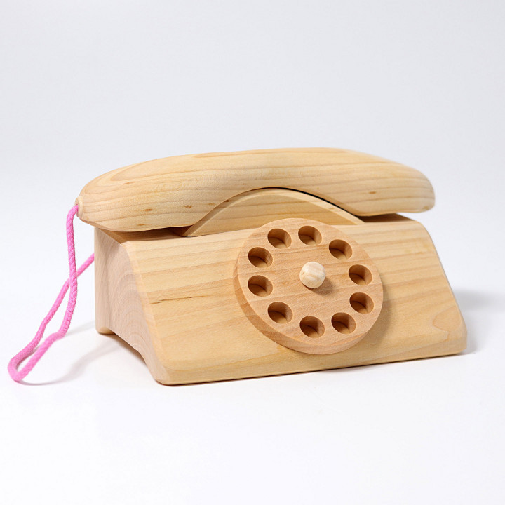 Grimms - Telefon, Holz, natur