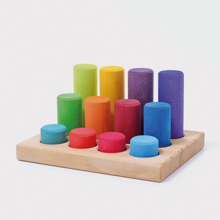 Grimms - Stacking Game Small Rainbow Rollers