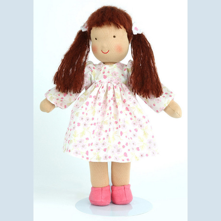 Heidi Hilscher Bio Puppe Anna - braune Haare