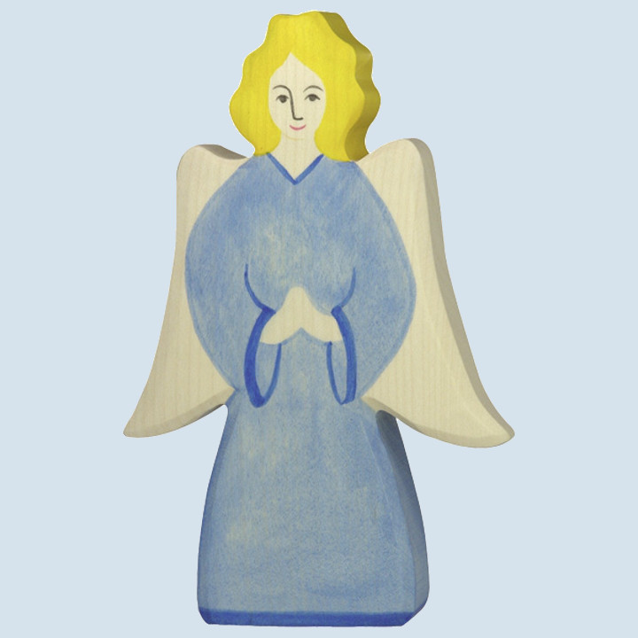 Holztiger wooden crib figure - archangel - blue