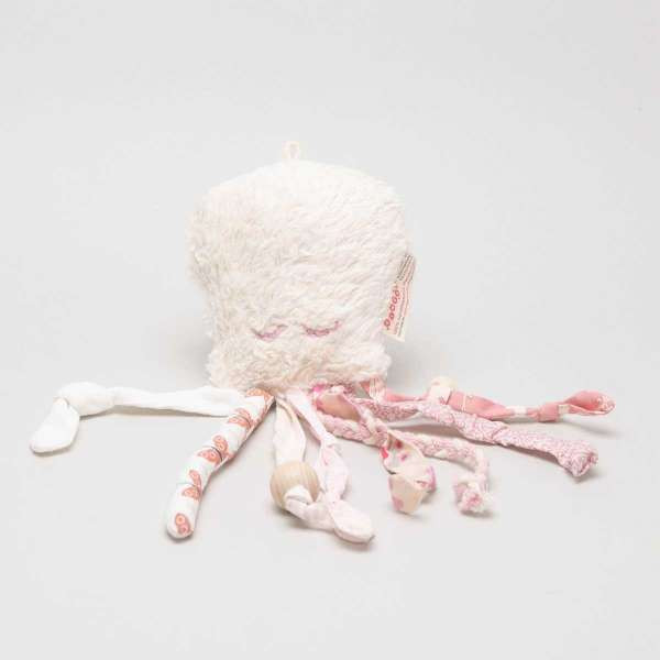 tinéba - stuffed animals - octopus, dusky pink, eco