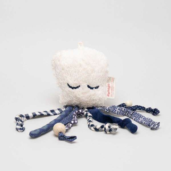 tinéba - stuffed animals - octopus, blue, eco