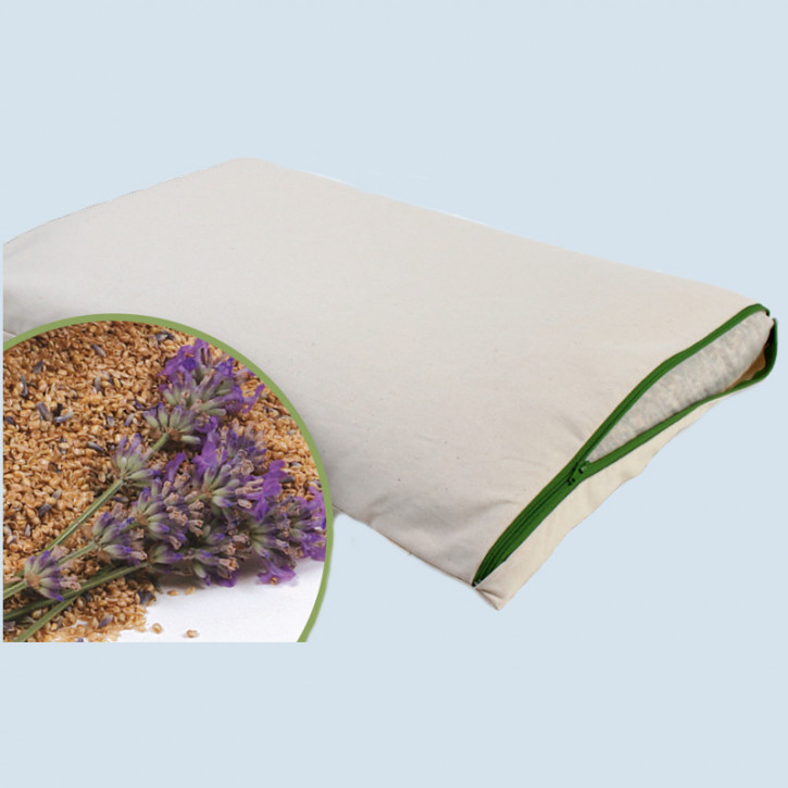 mudis Schlafkissen mit Hirse und Lavendel - Bio - 40 x 60