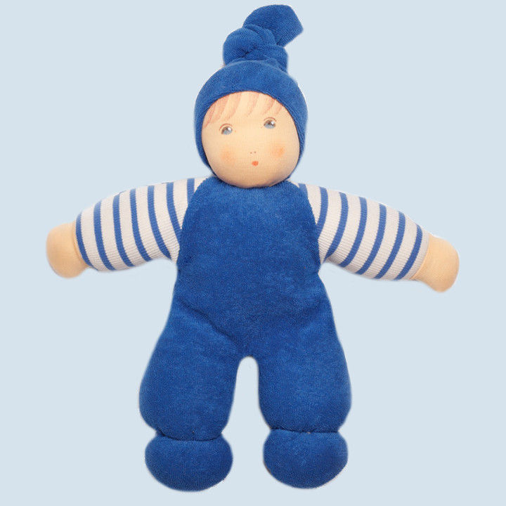 Nanchen Bio Puppe - Mein Schatz blau