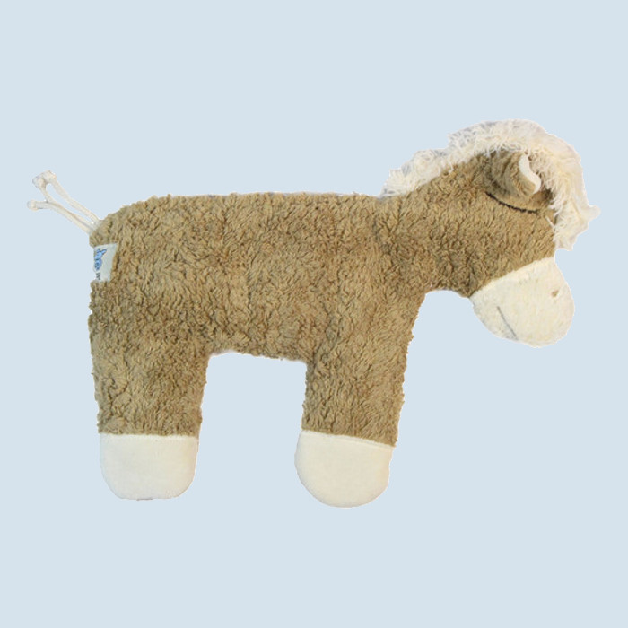 Pat & Patty baby pillow horse - brown, eco