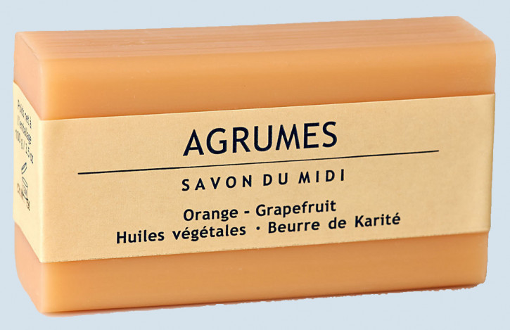 Savon du Midi Pflanzenseife - Orange, Grapefruit, Naturseife, 100g