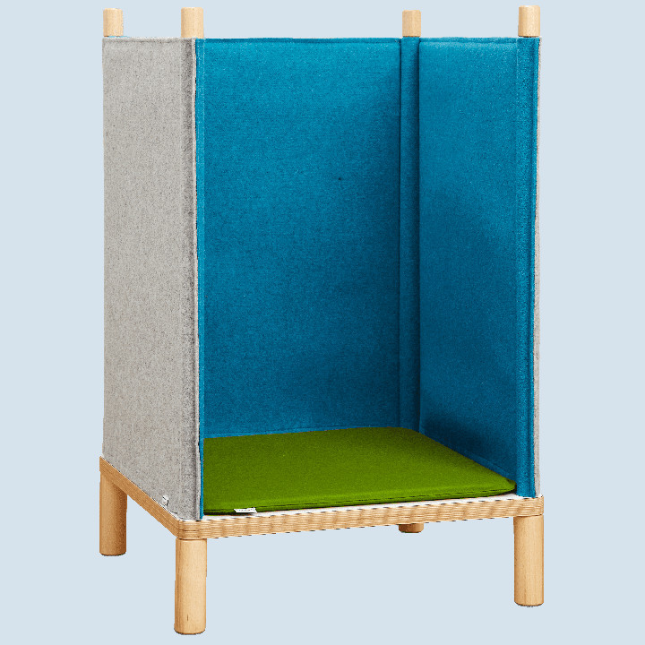 timkid Sila - Sessel für Kinder - Akustikmöbel, petrol