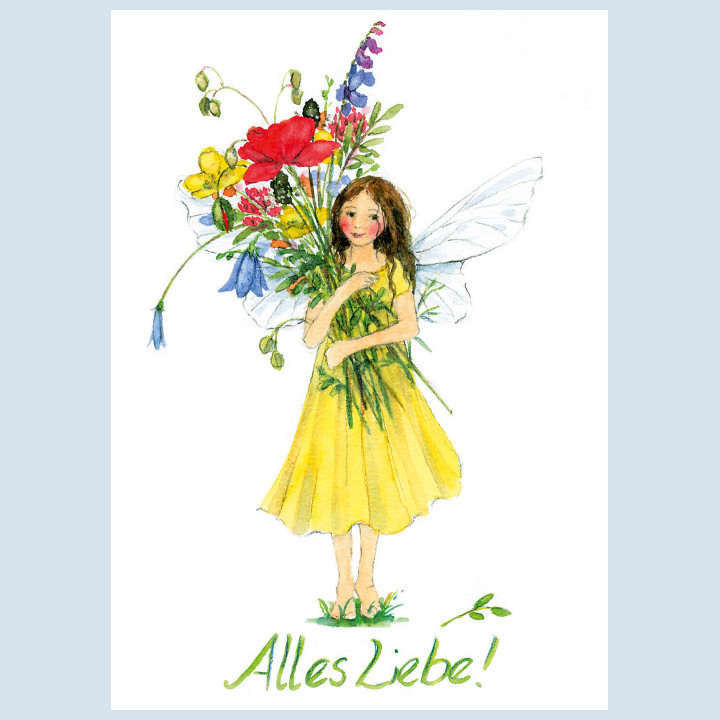 Postkarte  - Alles Liebe, Waldow Verlag
