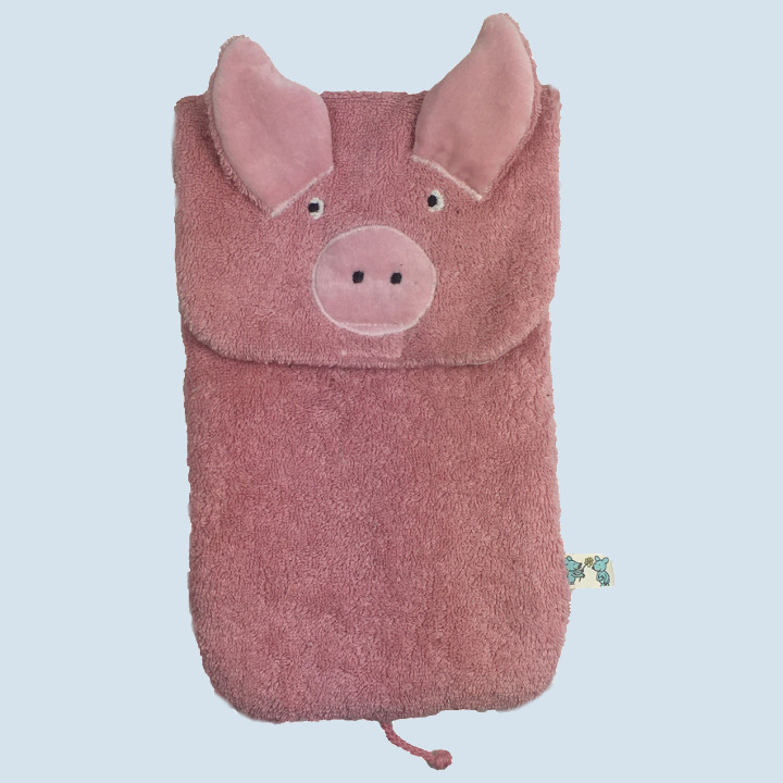 Pat & Patty hot water bottle - pig - eco