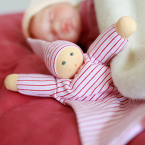 Nanchen baby comforter red - eco