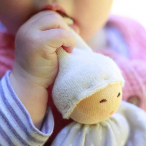 Nanchen Baby Bio Schmusetuch Sternengreifling - beige