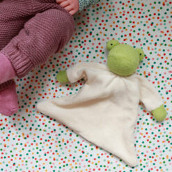 Nanchen baby comforter frog - organic cotton