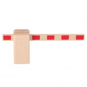 Beck wooden toy - level crossing barrier