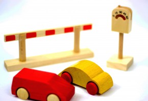Beck Holzspielzeug - Baustellen- und Strassenabsperrung