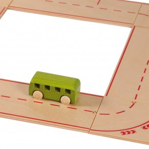 Beck Holzspielzeug - Straßenelemente, Grundpackung