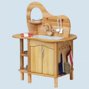 Glückskäfer - wooden Play Kitchen with top for children