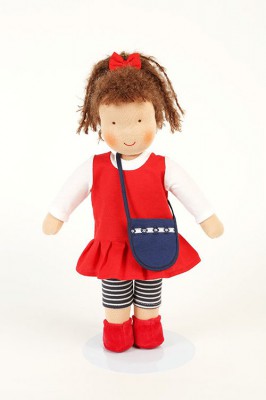 Heidi Hilscher organic doll - Leni with coat - eco