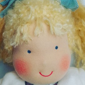 Heidi Hilscher Bio Puppe - Luisa - blonde Haare