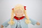 Heidi Hilscher organic doll  - Charlotte - blond hair, eco