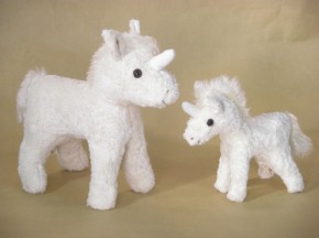Kallisto stuffed animal - unicorn Julchen - organic
