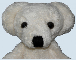 Kallisto hand puppet teddy bear - white, organic cotton