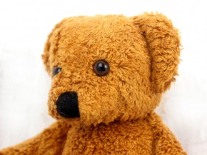 Kallisto music box - teddy bear - brown, organic cotton