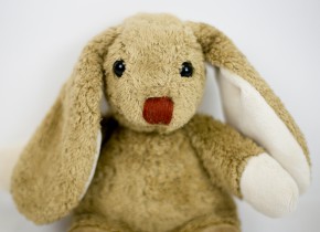 Kallisto cuddly animal rabbit, bunny Knuffel - red nose, eco