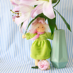Nanchen doll - Flocke floret - organic cotton