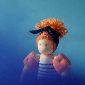Nanchen Puppenkleidung - Set Schwimmerin - Bio Baumwolle