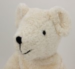 Senger stuffed animal teddy bear white - large, eco