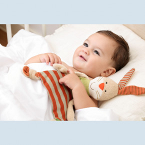 Sigikid - baby comforter bunny - organic cotton