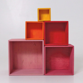 Grimms - set of boxes, pink