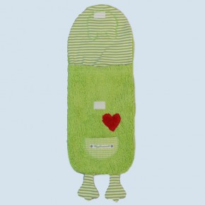 Pat & Patty hot water bottle - frog - eco