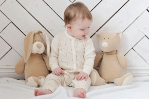 wooly cuddly animal teddy bear - organic cotton
